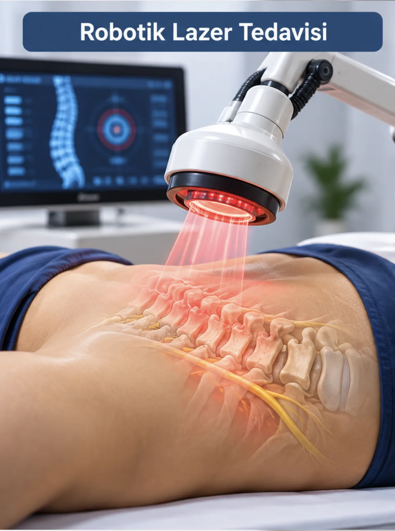 Bel Fıtığında Robotik Lazer ve Disk Regresyonu Tedavisi